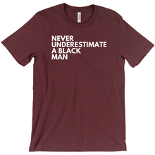 Load image into Gallery viewer, Never Underestimate a Black Man Shirt